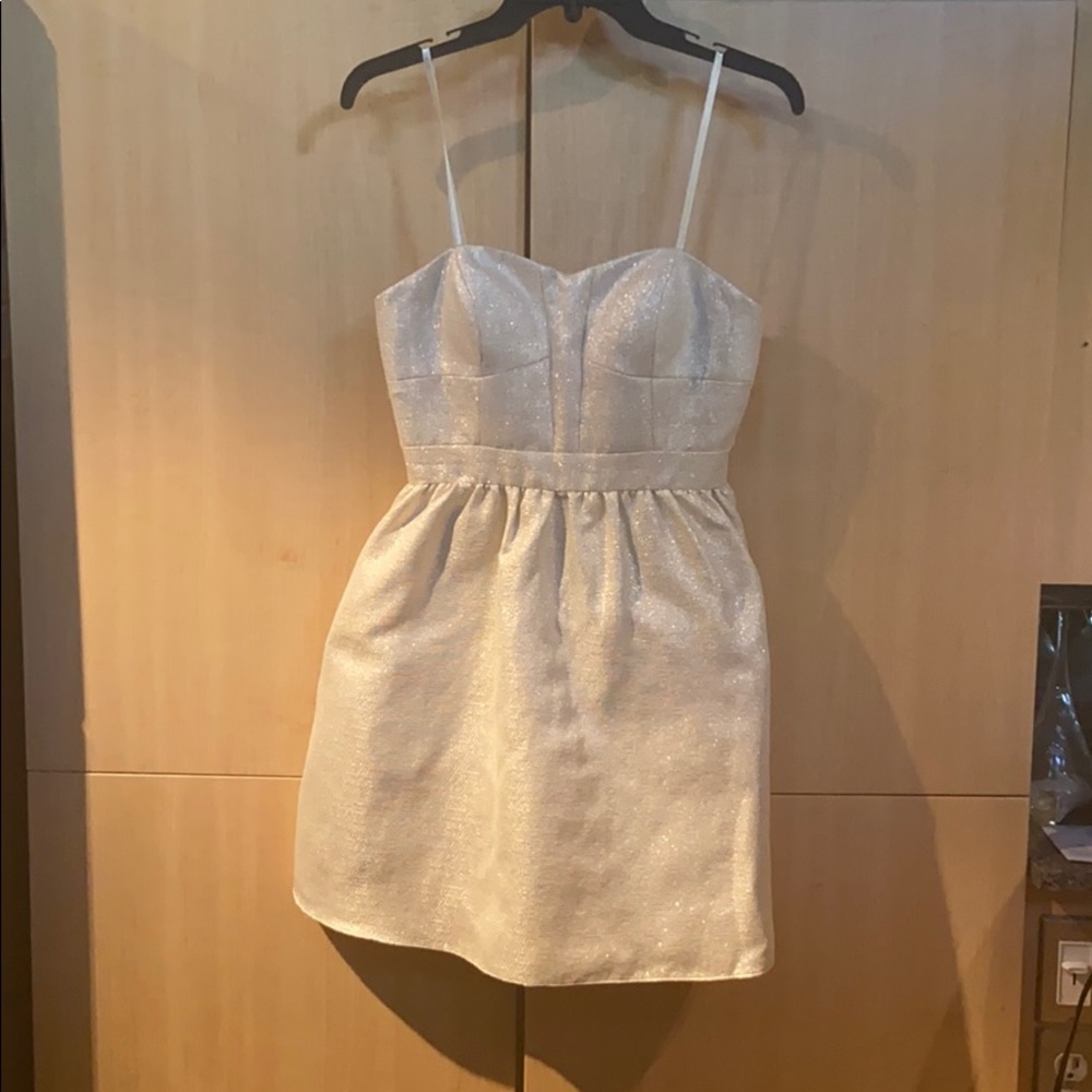 Gold, sparkle party dress